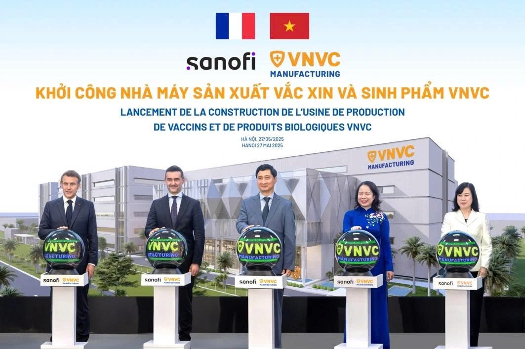 VNVC and Sanofi break ground on vaccine and biological product plant